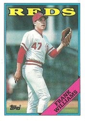 1988 Topps Base Set Frank Williams #773 card