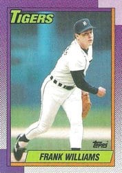 1990 Topps Base Set Frank Williams #599 card