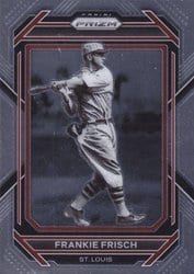 2023 Panini Prizm Base Set Frankie Frisch #217 card