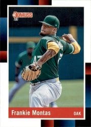 2022 Donruss Base Set Frankie Montas #244 card