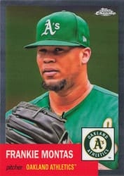 2022 Topps Chrome Platinum Anniversary Base Set Frankie Montas #289 card
