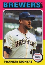 2024 Topps Heritage Base Set Frankie Montas #507 card