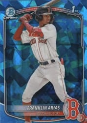 2025 Bowman Sapphire Edition Base Set Franklin Arias #BCP-67 card