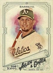 2018 Topps Allen & Ginter Base Set Franklin Barreto #266 card