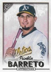 2018 Topps Gallery Base Set Franklin Barreto #196 card