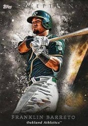 2018 Topps Inception Base Set Franklin Barreto #83 card