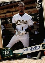 2019 Topps Big League Base Set Franklin Barreto #249 card