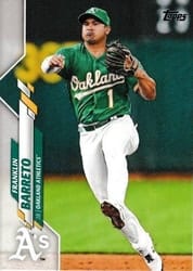 2020 Topps Base Set Franklin Barreto #356 card