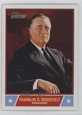 2025 Topps Heritage Notable Americans Franklin D. Roosevelt #NS-19 card