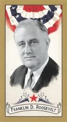 2025 Topps T205 Presidential 1st Pitches Franklin D. Roosevelt card