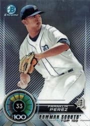 2018 Bowman Scouts Top 100 Franklin Perez #BTP-33 card