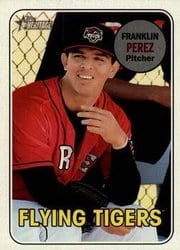 2018 Topps Heritage Minor League Base Set Franklin Perez #6 card