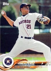 2018 Topps Pro Debut Base Set Franklin Perez #128 card