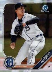 2019 Bowman Chrome Prospects Franklin Perez #BCP-56 card