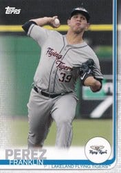 2019 Topps Pro Debut Base Set Franklin Perez #171 card