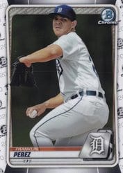 2020 Bowman Chrome Prospects Franklin Perez #BCP-63 card