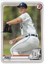 2020 Bowman Prospects Franklin Perez #BP-63 card