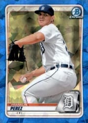 2020 Bowman Sapphire Edition Base Set Franklin Perez #BCP-63 card