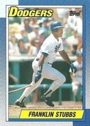 1990 Topps Base Set Franklin Stubbs #56 card