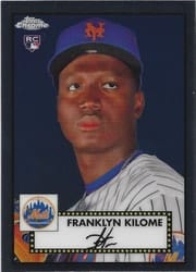 2021 Topps Chrome Platinum Anniversary Base Set Franklyn Kilome #68 card