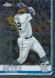 2019 Topps Chrome Base Set Franmil Reyes #92 card