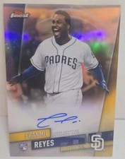 2019 Topps Finest Autographs Franmil Reyes #FA-FR card