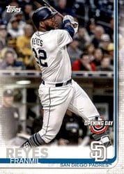 2019 Topps Opening Day Base Set Franmil Reyes #125 card