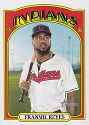 2021 Topps Heritage Base Set Franmil Reyes #441 card