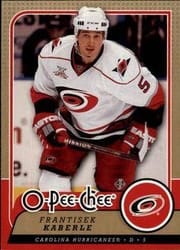 2008-09 O-Pee-Chee Base Set Frantisek Kaberle #4 card