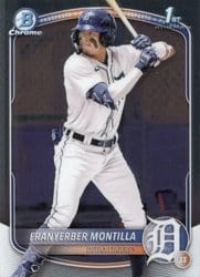 2025 Bowman Chrome Prospects Franyerber Montilla #BCP-5 card