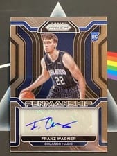 2021-22 Panini Prizm Rookie Penmanship Franz Wagner #RP-FRW card