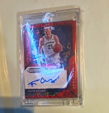 2021 Panini Prizm Draft Picks Sensational Signatures Franz Wagner #SS-FWA card