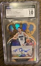 2022-23 Panini Crown Royale Crown Autographs Franz Wagner #CA-FZW card