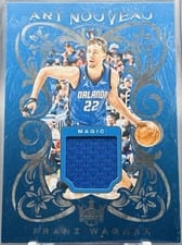 2023-24 Panini Court Kings Art Nouveau Relics Franz Wagner #AN-WAG card