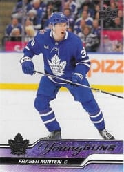 2023-24 Upper Deck Base Set Fraser Minten #482 card
