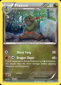 BREAKthrough Fraxure #110 card