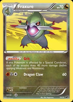 Dragon Vault Fraxure #14 card