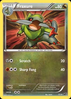 Dragon Vault Fraxure #15 card