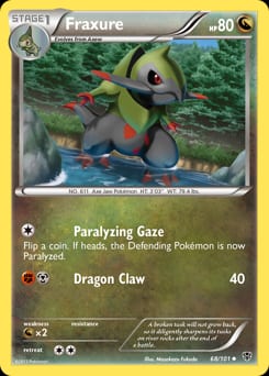 Plasma Blast Fraxure #68 card