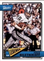 2018 Panini Classics Base Set Fred Biletnikoff #141 card