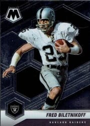 2021 Panini Mosaic Base Set Fred Biletnikoff #105 card