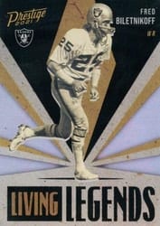 2021 Panini Prestige Living Legends Fred Biletnikoff #LL-4 card