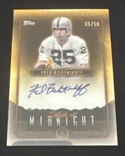 2024 Topps Midnight Stroke of Midnight Autographs Fred Biletnikoff #SMA-FB card