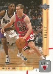 2001-02 Upper Deck Base Set Fred Hoiberg #22 card
