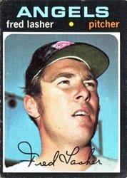1971 Topps Base Set Fred Lasher #707 card