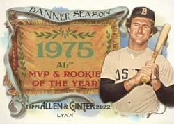 2022 Topps Allen & Ginter Banner Season Fred Lynn #BS-47 card