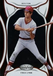 2023 Panini Chronicles Certified Fred Lynn #49 card