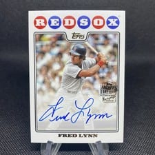2023 Topps Archives Fan Favorite Autographs Fred Lynn #08FF-FL card