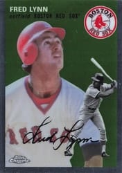 2023 Topps Chrome Platinum Anniversary Base Set Fred Lynn #34 card