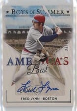 2024 Panini Boys of Summer America's Best Signatures Fred Lynn #AME-FL card